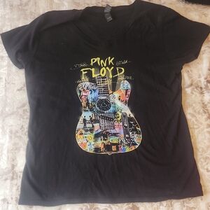 Pink Floyd Black Graphic Womans T-Shirt